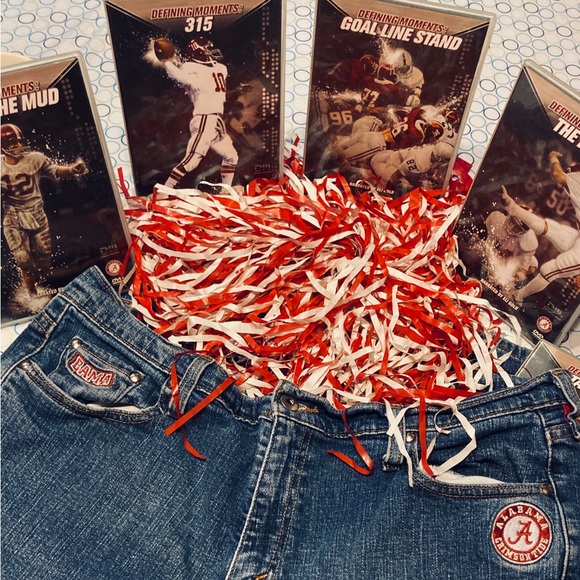 Roll Tide Game Jeans Size 16 Short - Picture 3 of 16